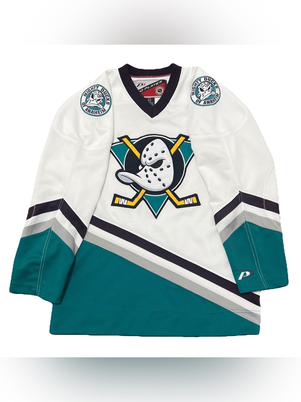 Anaheim Mighty Ducks NHL Pro Player Hockey Jersey | VTG | 90s | Youth / Kids S/M